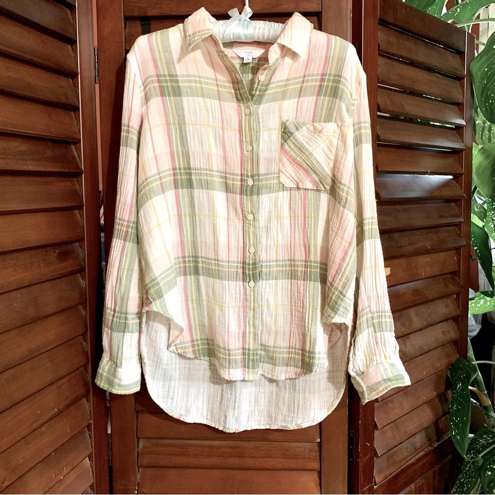 Time & Tru Button Down | Size Small